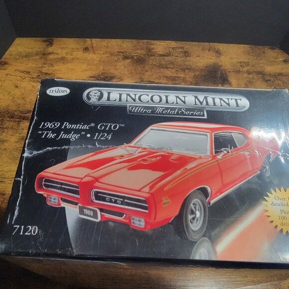 Testors Lincoln Mint 1969 Pontiac GTO The Judge 1/24 Sealed Box - Picture 5 of 6